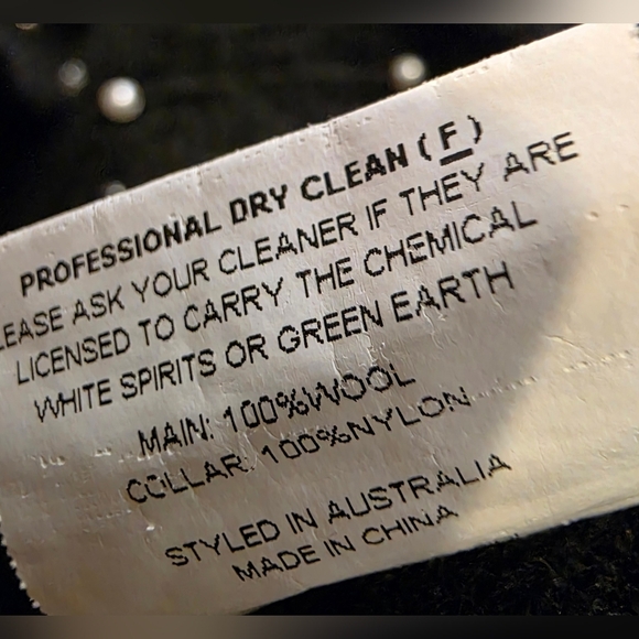 Allanah Hill Beaded wool Sweater With Pearl Buttons and collar. size 12 - Picture 11 of 11